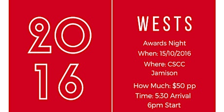 Wests Awards Night primary image
