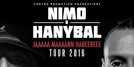 Hauptbild für Nimo & Hanybal 2016 Tour