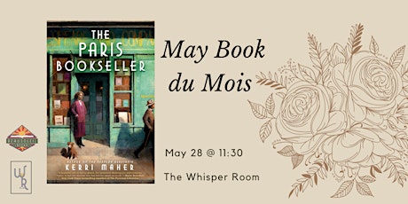 May Book du Mois: The Paris Bookseller tickets