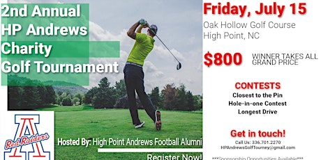 2nd annual HP Andrews Charity Golf Tournament tickets