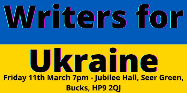 Writers for Ukraine - entertainment & fundraiser