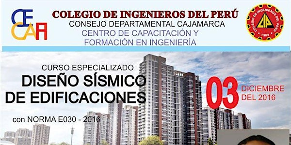 DISEÑO SÍSMICO DE EDIFICACIONES CON NORMA E030 - 2016