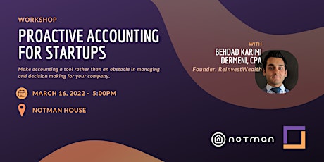 Proactive Accounting for Startups