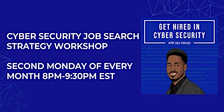 Cyber Security Job Search Strategy Workshop