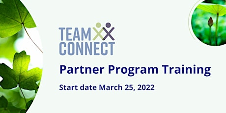 Partner Program Training TeamConnect Registration