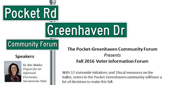 Fall 2016 Voter Information Forum