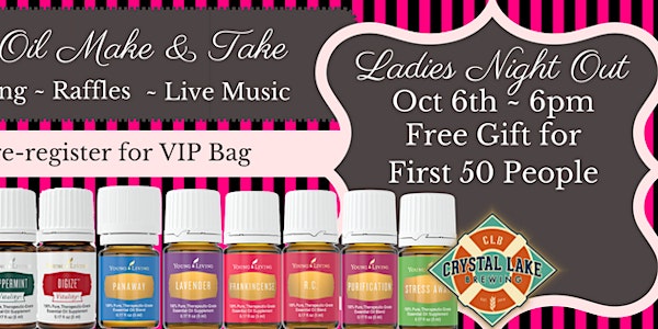 Crystal Lake Ladies Night Out - Shopping & Essential Oil Make n Take