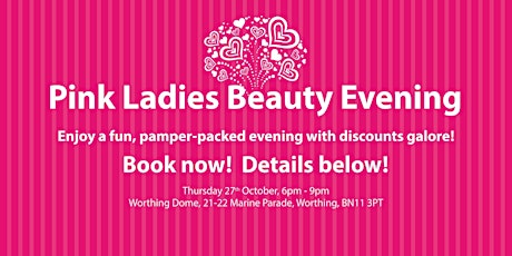 Pink Ladies Health & Beauty Evening primary image