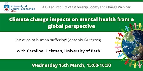 Climate change impacts on mental health from a global perspective primary image