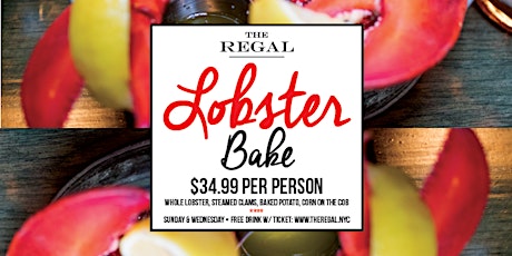 Lobster Bake at The Regal, Williamsburg primary image