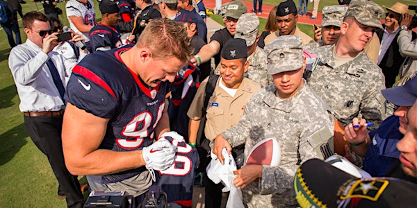 USO Tix4Troops Program w/ Houston Texans