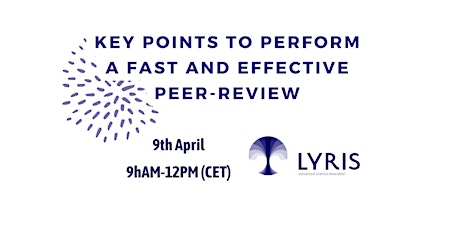 Key points to Perform a Fast and Effective Peer-review