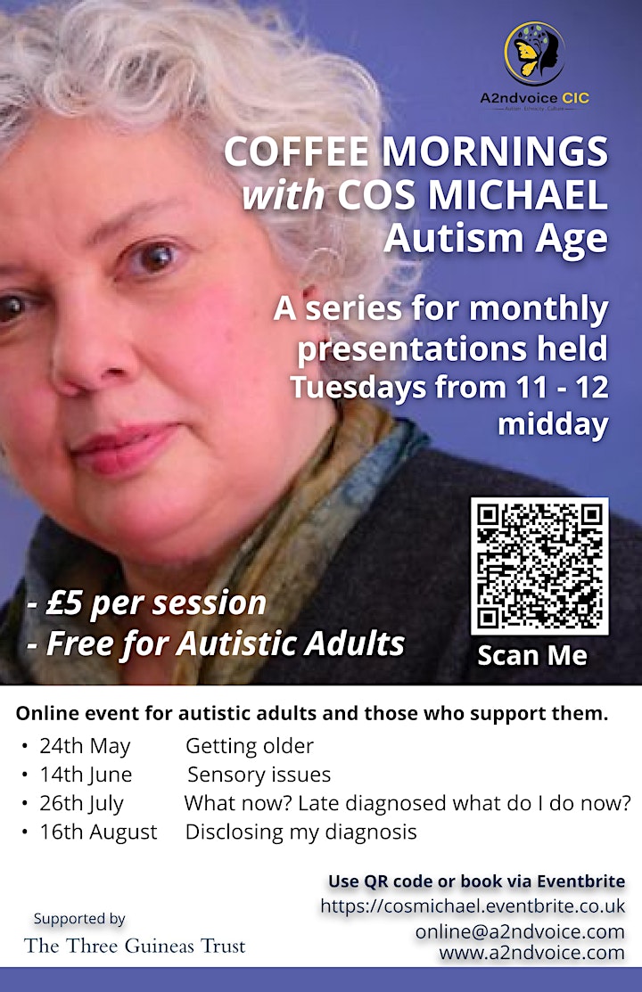 Coffee Morning With Cos Michael (Autism & Ageing) image