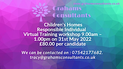 Children's Home Responsible Individual Training Workshop tickets