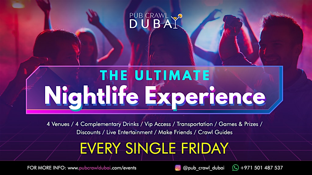 Friday Pub Crawls in Dubai: Nightlife Tours