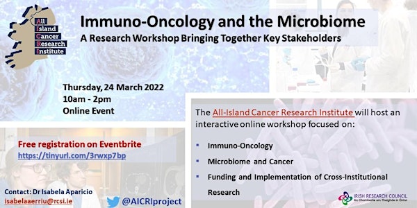 Immuno-Oncology and the Microbiome Research Workshop