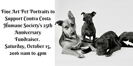 Fine Art Pet Portraits to Support Contra Costa Humane Society’s 25th Anniversary Fundraiser primary image