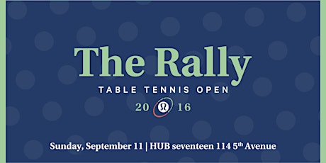 THE RALLY TABLE TENNIS OPEN primary image