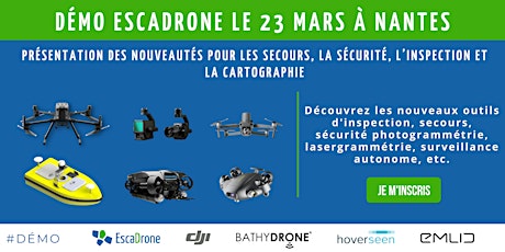 Rencontre drone à Nantes - Outils techniques, enjeux et utilisations