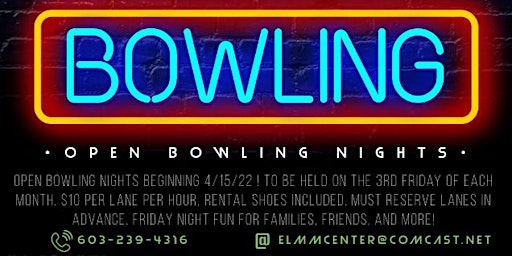 ELMM CC Open Bowling