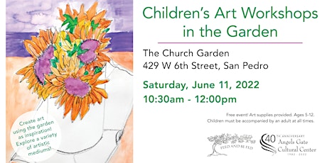 Children's Art Workshops in the Garden tickets
