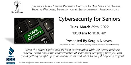 Cybersecurity for Seniors Presented by BBB