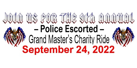 9th Annual Grand Master's Charity Ride tickets