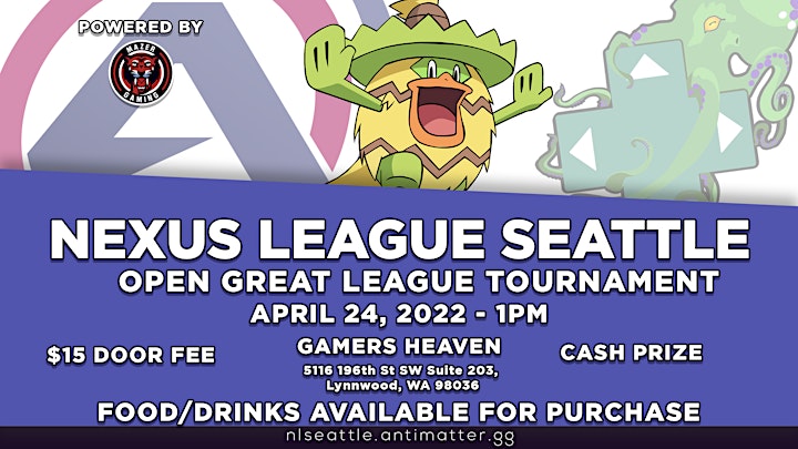 Nexus League Live: Seattle! image