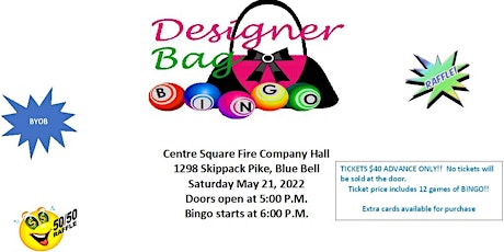 Designer Bag Bingo To Support Civic Green Special Athletes tickets