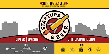 Startups and Beer: Sept 22, 2016 primary image