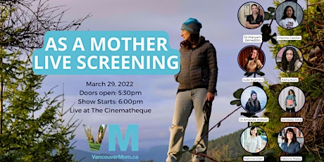 As A Mother Live Screening primary image