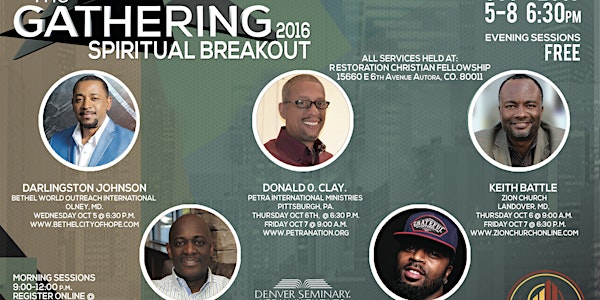 The Gathering Conference (G6) 2016