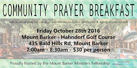 2016 Community Prayer Breakfast primary image