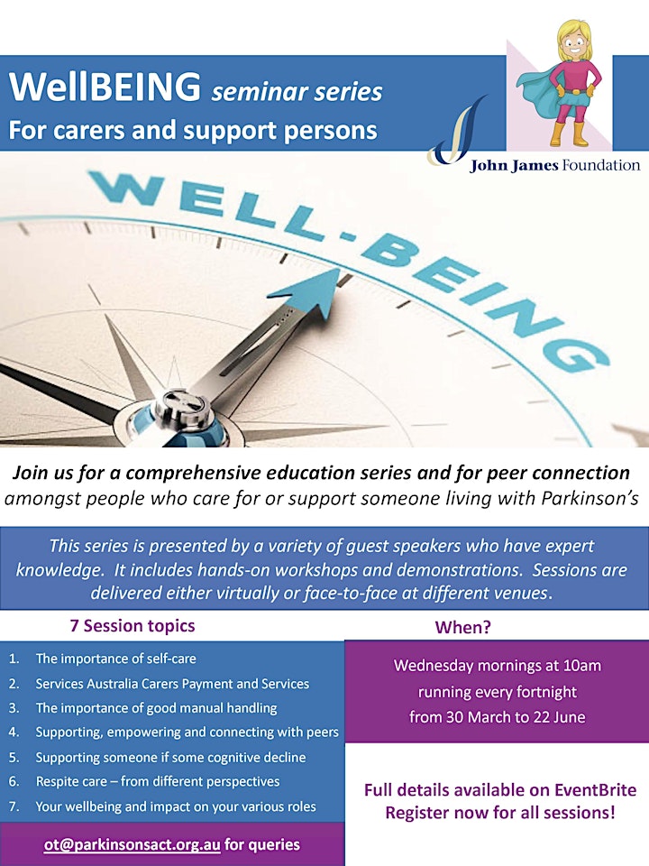 WellBEING Seminar series for carers and support persons - Session 7 image