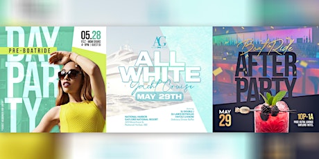 Aggie Gentz All White Yacht Cruise Weekend Experience tickets