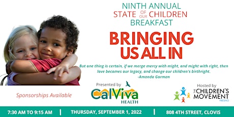9th Annual State of Our Children Breakfast