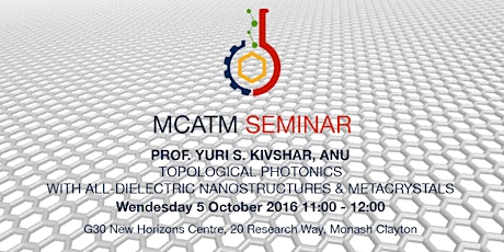 MCATM Seminar: Yuri Kivshar - Topological Photonics primary image