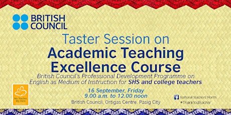 Taster Session: Academic Teaching Excellence Course, 16 September primary image