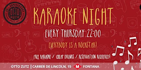 Imagen principal de Karaoke Night – Everybody is a Rockstar!