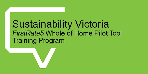 7 Star Homes Program - Training | Whole-of-Home Pilot Tool