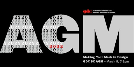 GDC/BC AGM: Evolution – Making your mark in design
