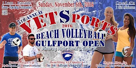 VETSports Beach Volleyball Gulfport Open primary image