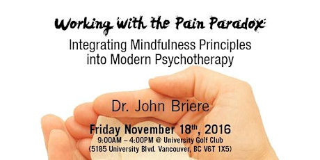 Working with the Pain Paradox: Integrating Mindfulness primary image