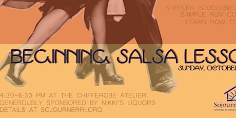 Cancelled - Salsa Dancing Lesson and Rum Tasting at Chifferobe Atelier primary image