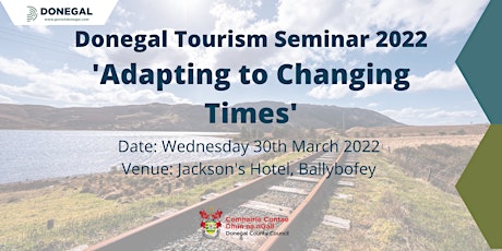 Donegal Tourism Seminar: 'Adapting to Changing Times' primary image