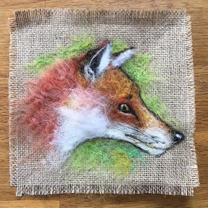 Needle Felting Beginners: 2D Painting with Wool AM image