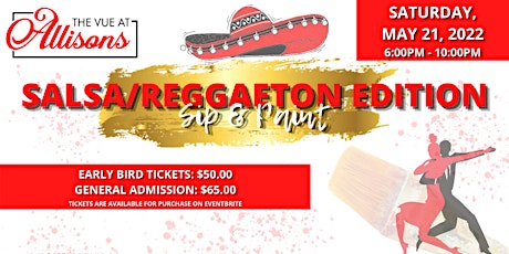 Sip & Paint (Salsa/Reggaeton Edition) tickets