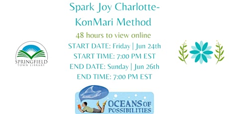 Spark Joy Charlotte-KonMari Method tickets