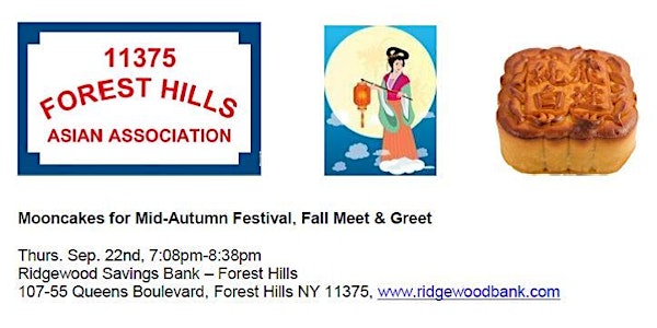 Mooncakes for Mid Autum Festival, Fall Meet & Greet