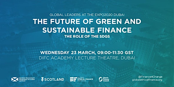 The Future of Green & Sustainable Finance | Expo 2020 Dubai Fringe at DIFC